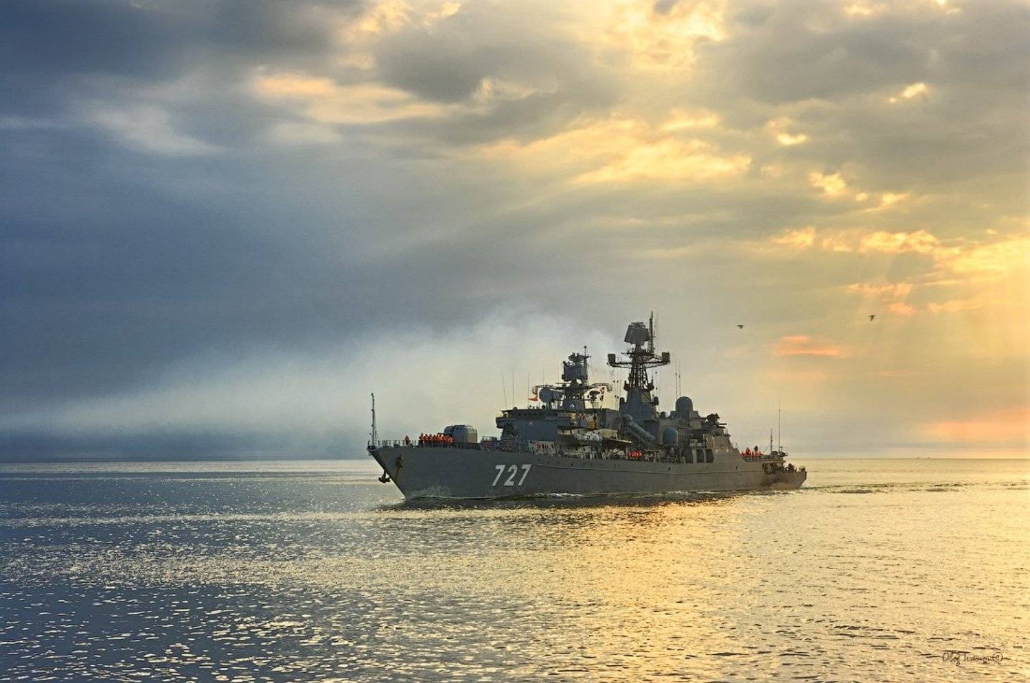 море,балтика,корабль,вечер, Олег Иванов