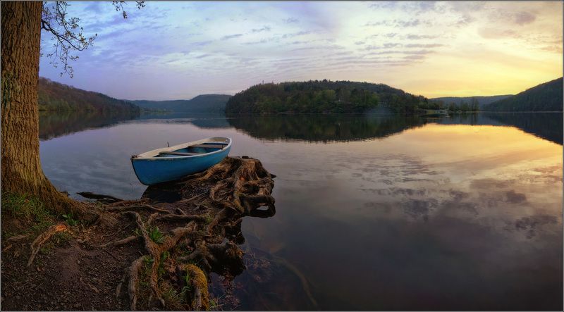 edersee Рассвет на Edersee... фото превью