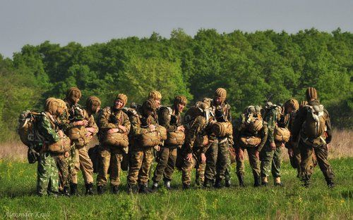 Воздушно-десантный репортаж...