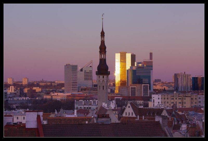 таллинн, tallinn ... еще не вечер у Старого Томаса... фото превью