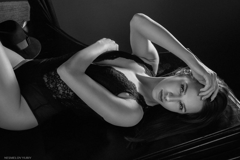 girl, portrait, art, девушка, портрет, черно-белое, blackandwhite  фото превью