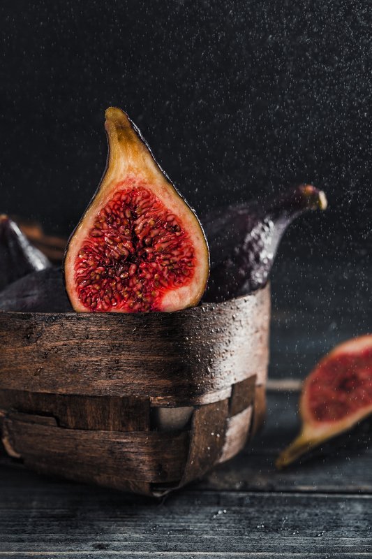 Инжир, еда, фрукты, dark, lowkey, fig naked Fig фото превью