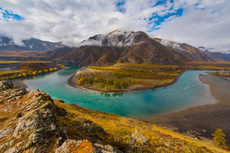 алтай. катунь. слияние Алтай. Слияние Чуи и Катуни. фото превью