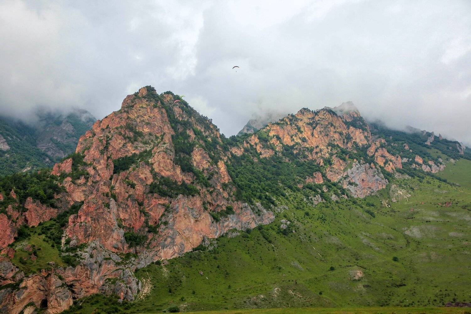 чегем,утро,лето,пейзаж,туман,ущелье., Marat Magov