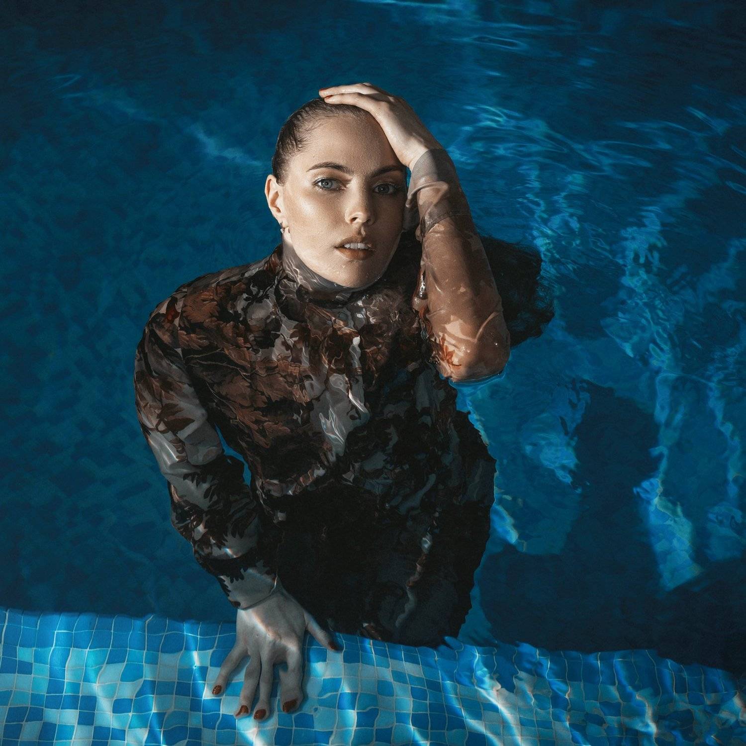 water, girl, вода, девушка, платье, бассейн, Вадим Миронов