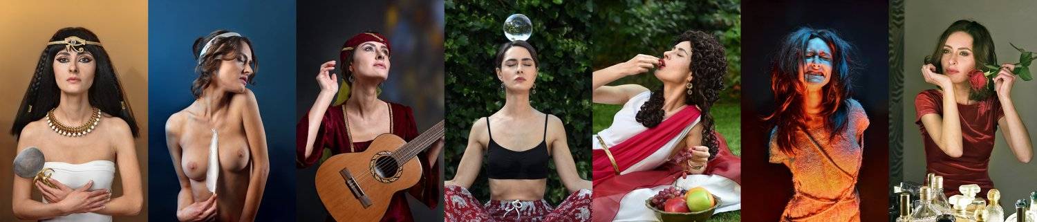 senses, portrait, vision, touch, hearing, balance, taste, pain, smell, Endegor