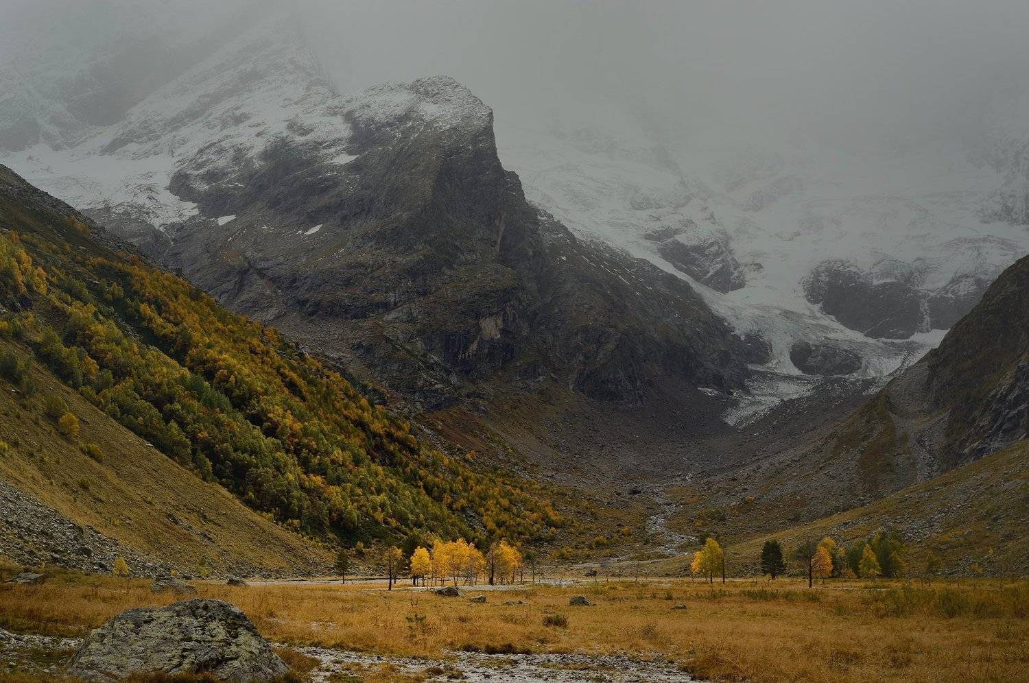 горы кавказ осень узункол, Александр Жарников