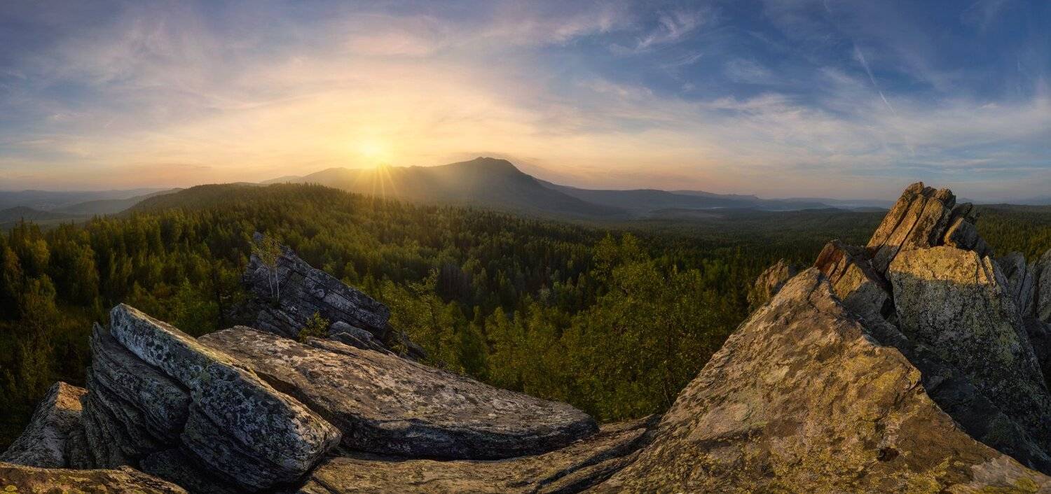 Таганай, Южный Урал, Златоуст, Черная скала, Двухглавая сопка, Сергей Кочергин