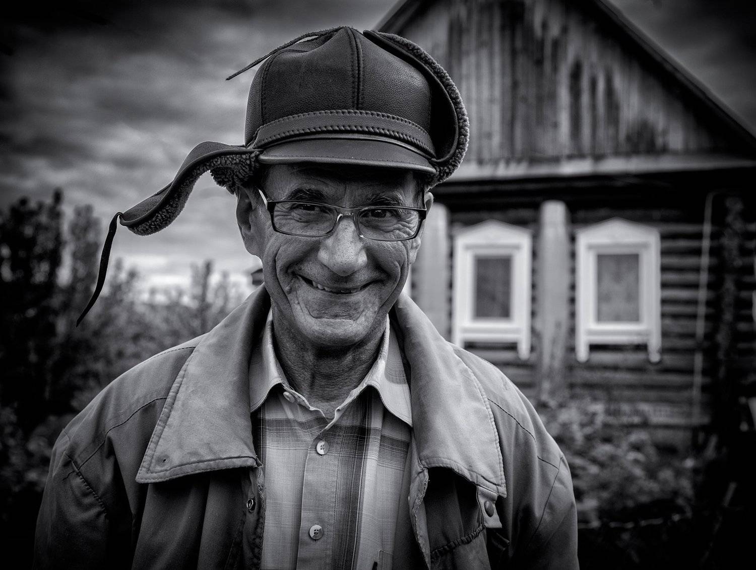 портрет,мужчина,деревня,дом,весельчак, Тамара Андреева
