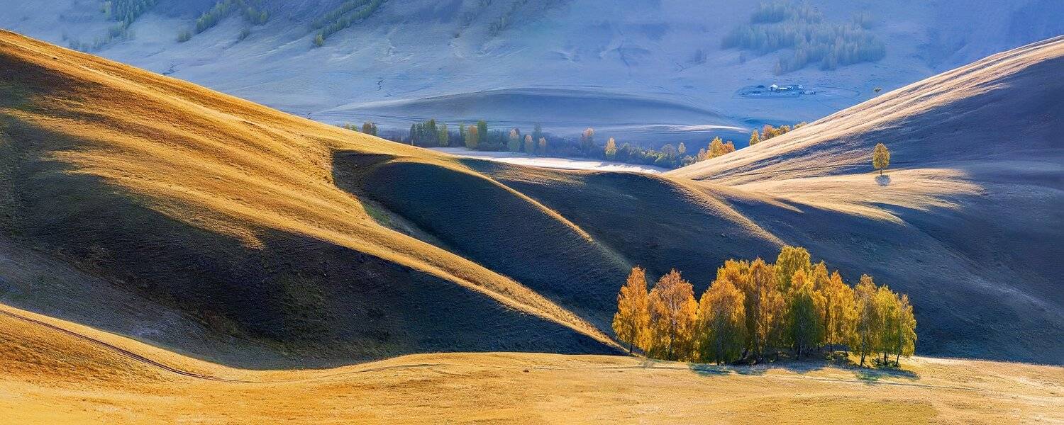 осень, горы, урал, панорама, Леонид Максименко