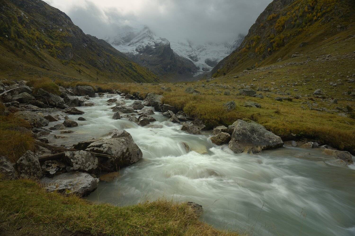 горы кавказ осень узункол, Александр Жарников