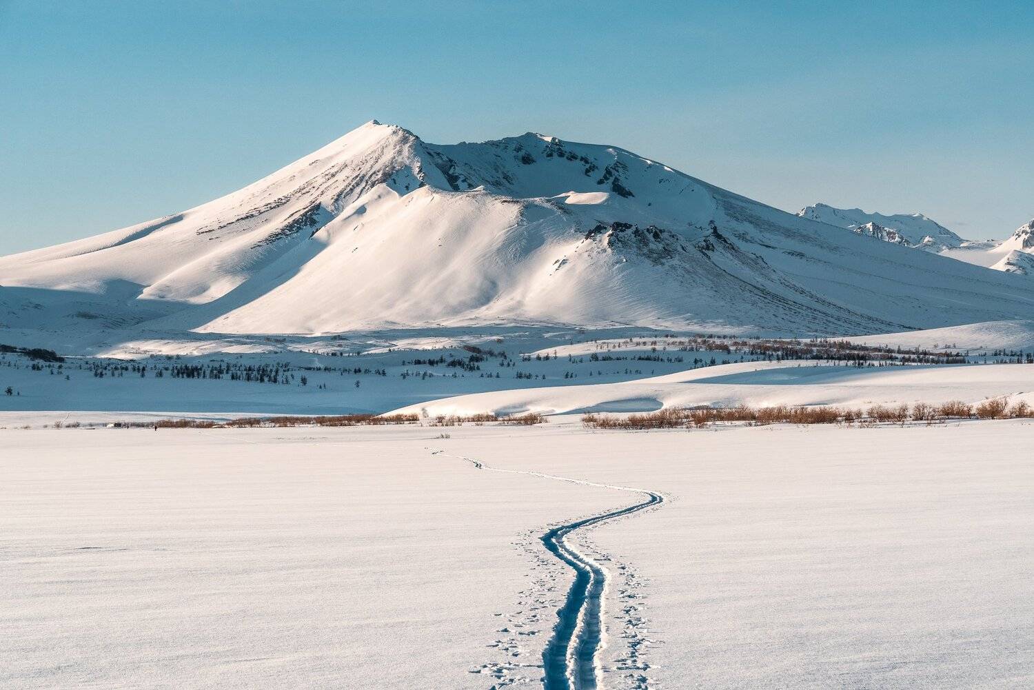 Камчатка, Сторож, зима, вулкан, Evgeniy Khilkevitch