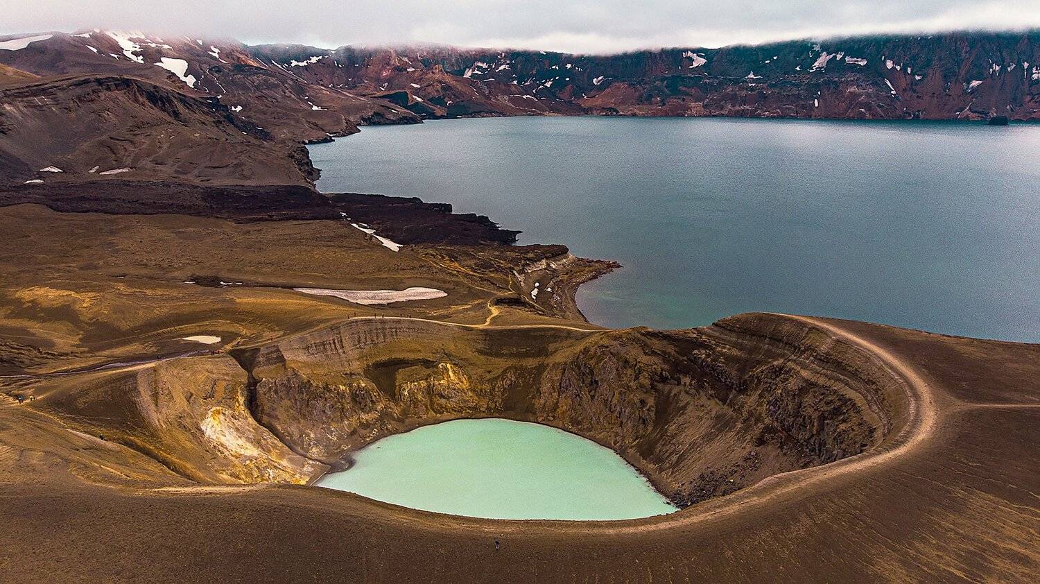 iceland, volcano, askja, lake, исландия, вулкан, аскья, озеро, Владимир Эделев