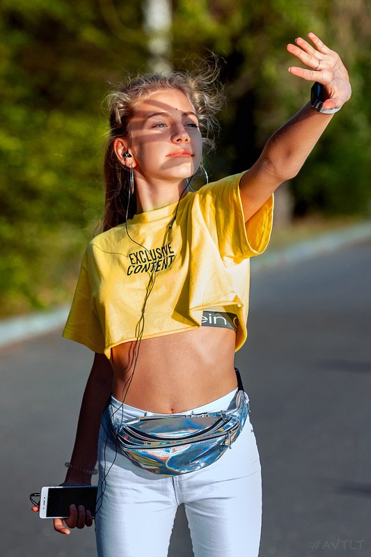 портрет, улица, парк, сквер, прогулка, уличная, уличный, на улице, девушка Варя фото превью