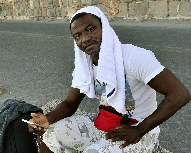 Migrants on the island Kos(Greece). фото превью