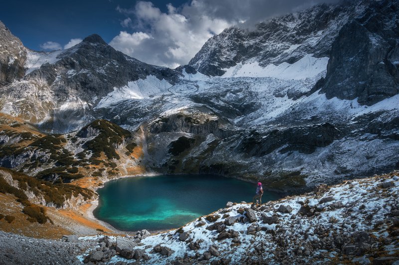 austria,alps,alpine,frost,mood, The First Snow фото превью