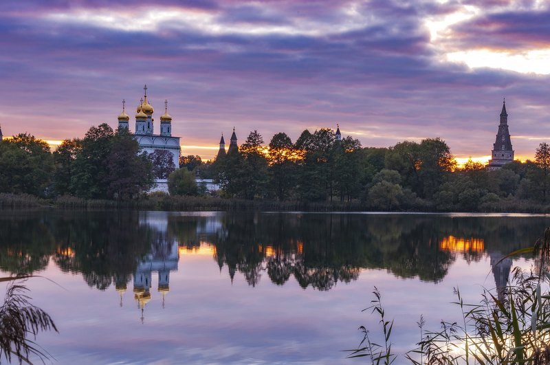 пейзаж,монастырь,осень,природа,теряево,подмосковье *** фото превью