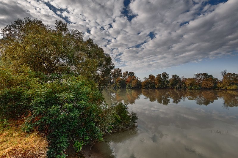 кубань, сентябрь, река, кубанский берег, таманский полуостров, темрюк Продолжение про Кубанское сентябрьское утро фото превью