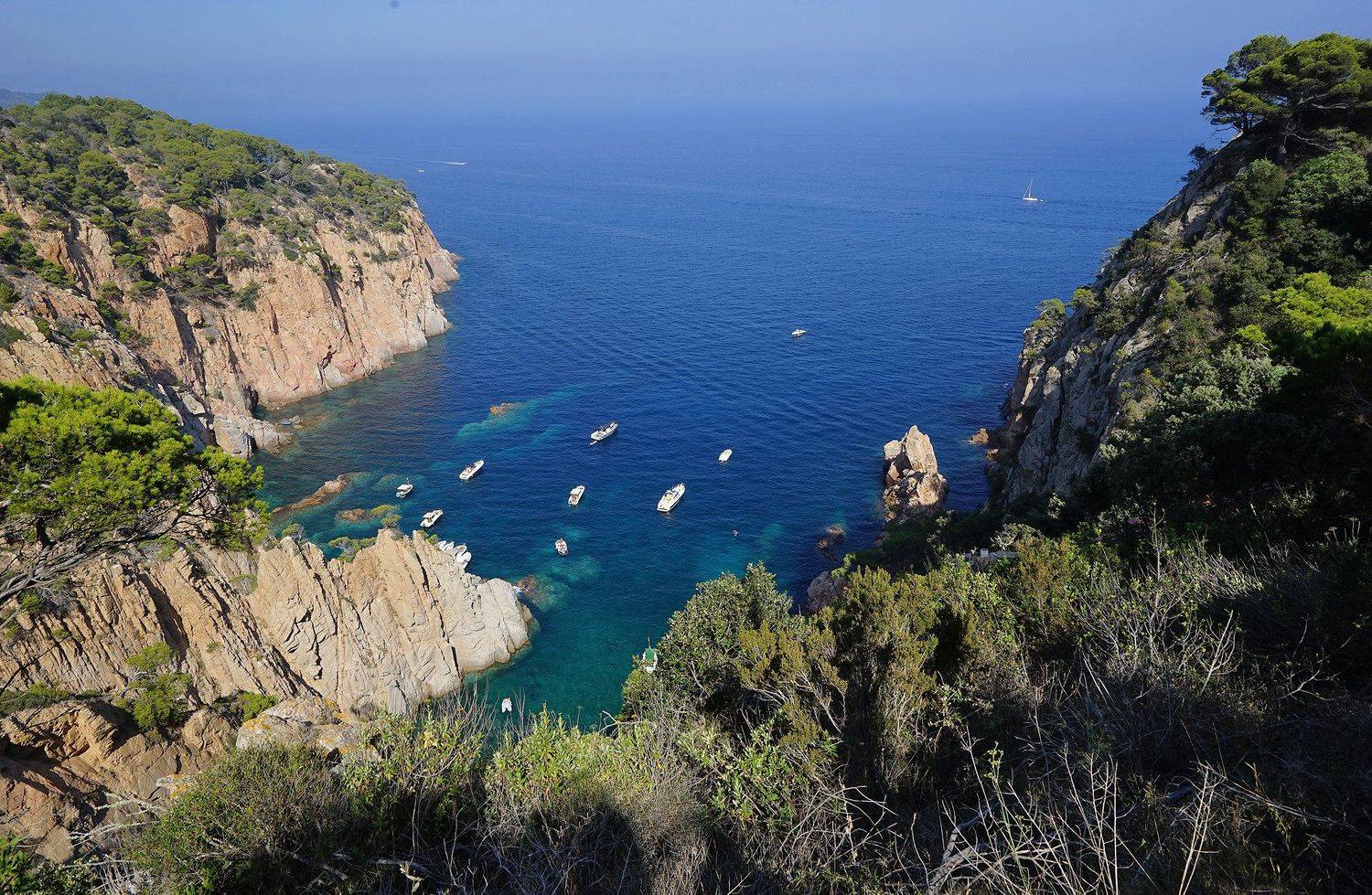 каталония, аигуа блава, скалы море, сосны, Сергей Гаспарян