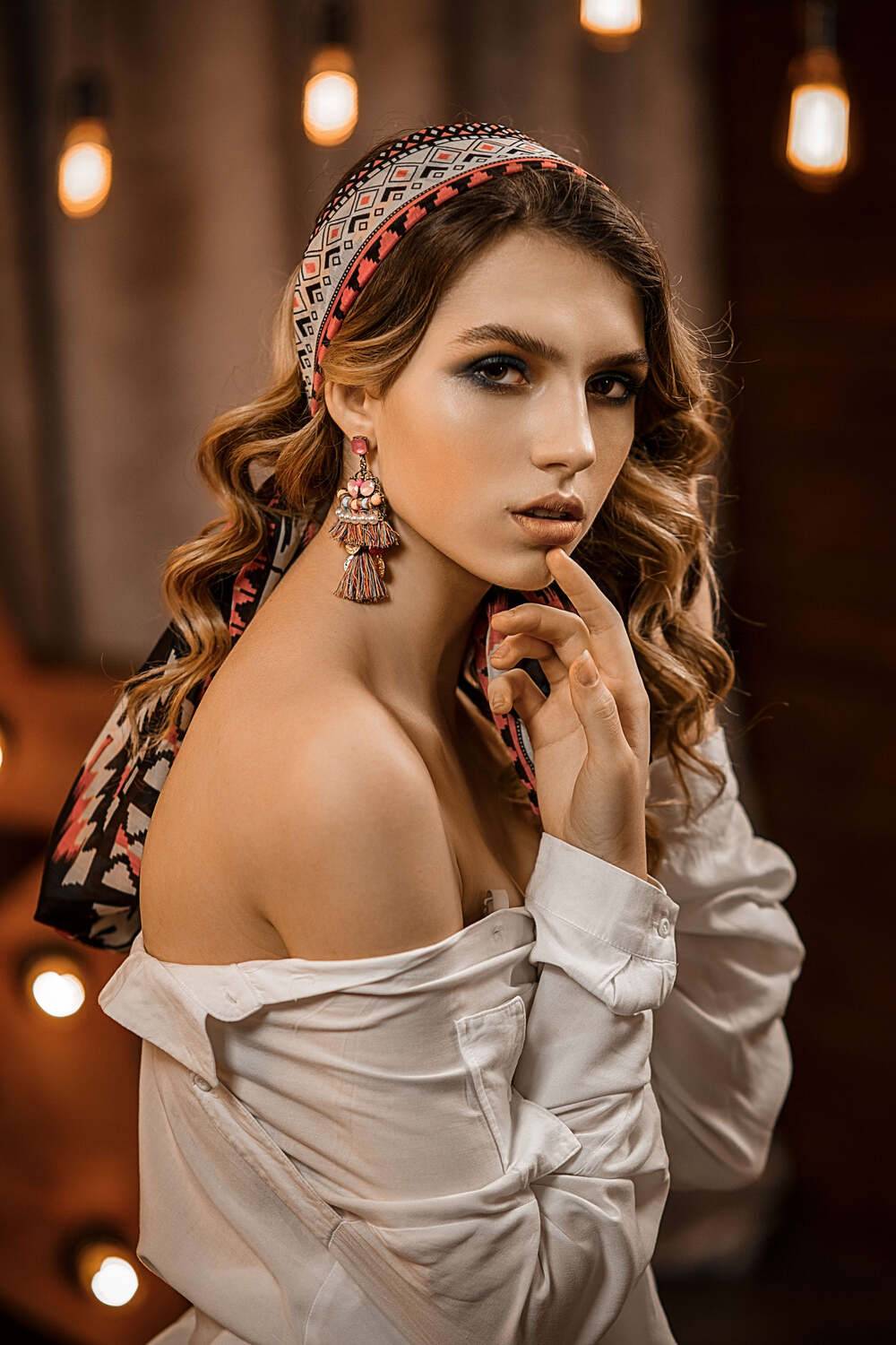 девушка, модель, портрет, фотосессия, студия, макияж, гламур,модельные тесты, beauty, perfect, pretty, model, modeling, young, Владимир Васильев