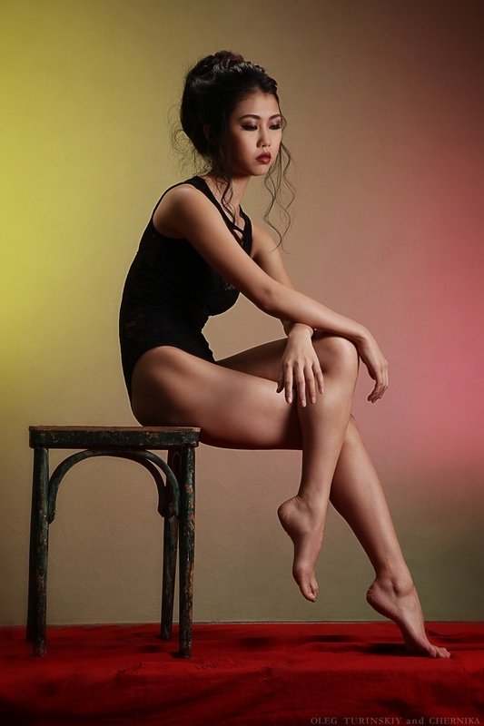 девушка фигура ноги Кён фото превью