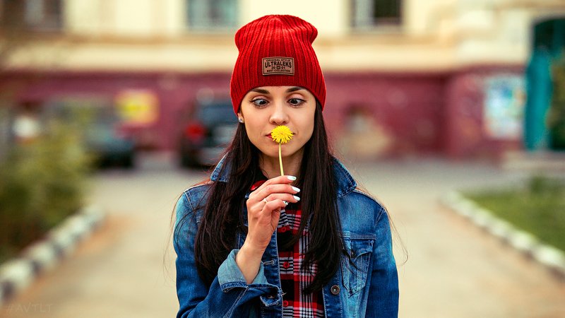 портрет, улица, парк, сквер, прогулка, уличная, уличный, на улице, девушка Маша фото превью