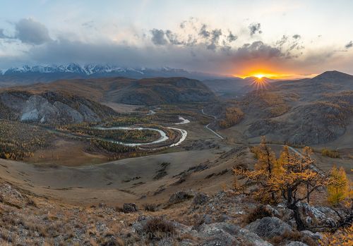 Закат на р. Чуя