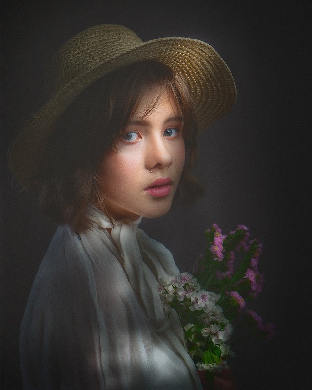 female, portrait, art, dark beauty, beauty, dark, retro, vintage, mood, lady, honor, heritage, femine, woman, one, person, people Mary фото превью