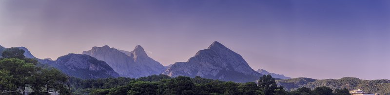 турция_гейнюк_горы_лес_панорама Гористая панорама. фото превью