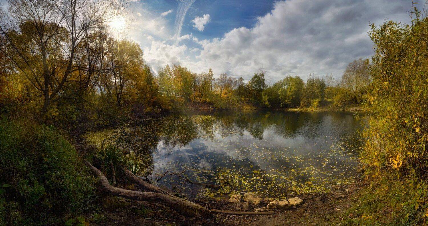 тула, осень, октябрь, городской переулок, Сергей Кочергин