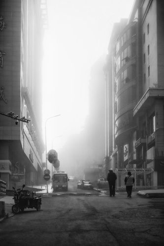 Туманный Альбион китайского городка.