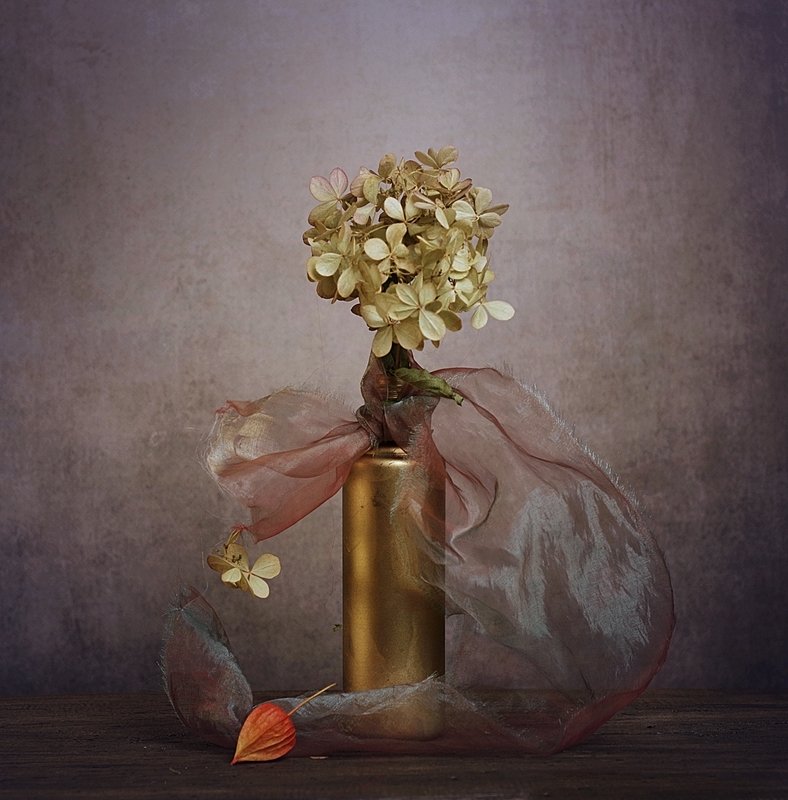 martw natura z hortensją фото превью