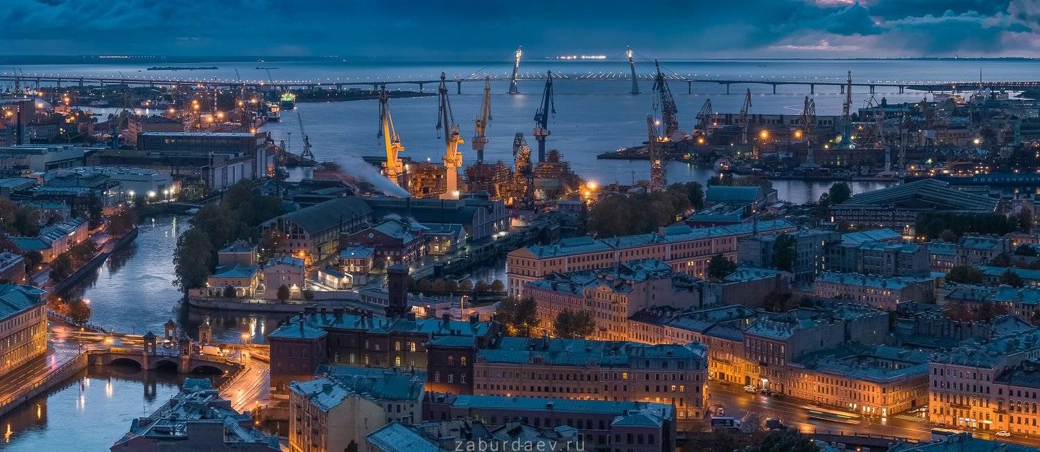 россия, петербург, осень, вечер, закат, Станислав Забурдаев