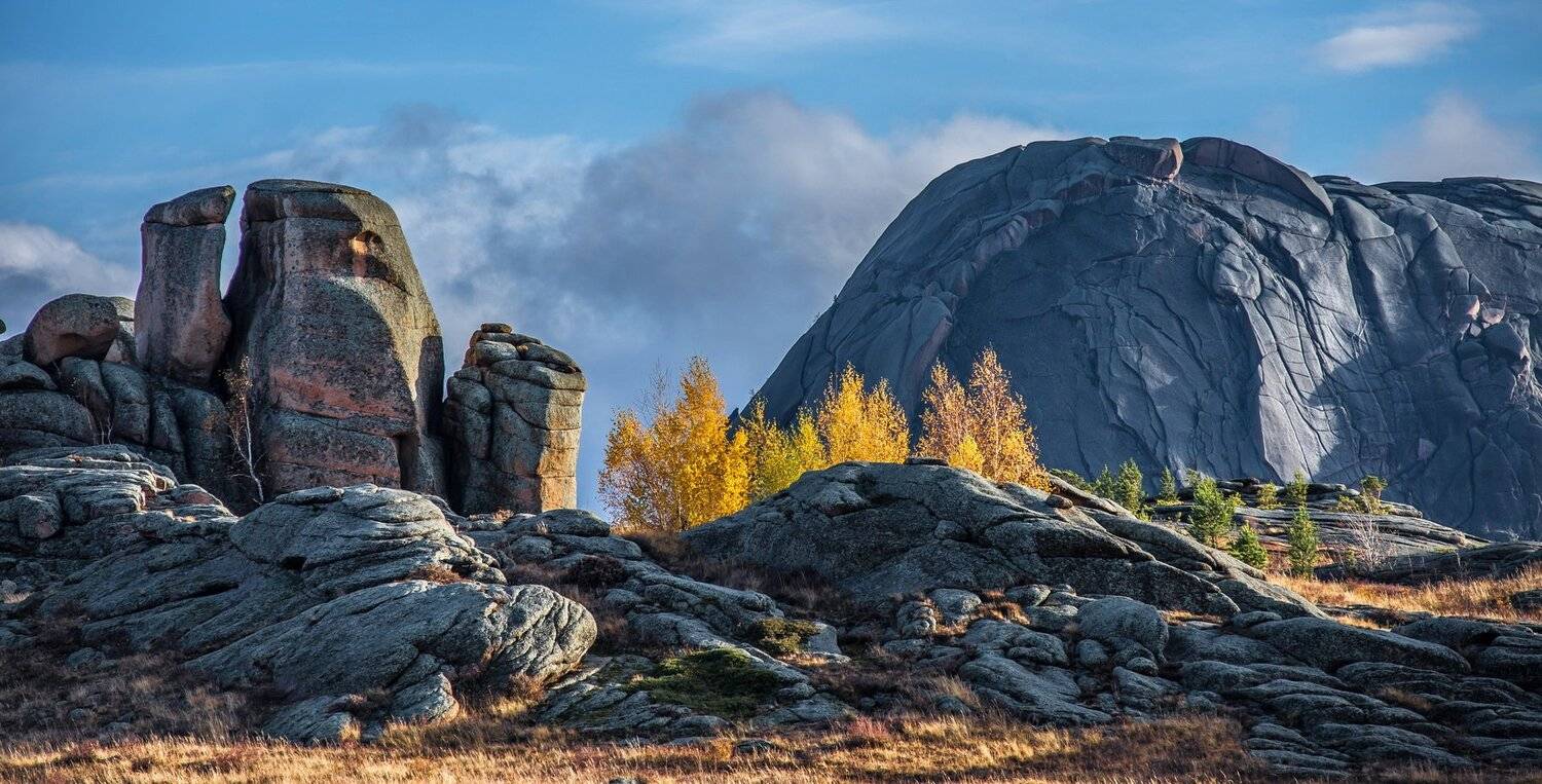 горы. осень. баянаул. булка., Евгений Дроботенко