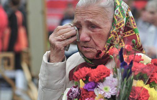 В День Победы возле Большого Театра