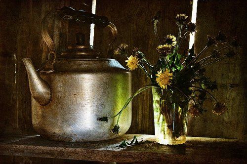 Чай с одуванчиками.