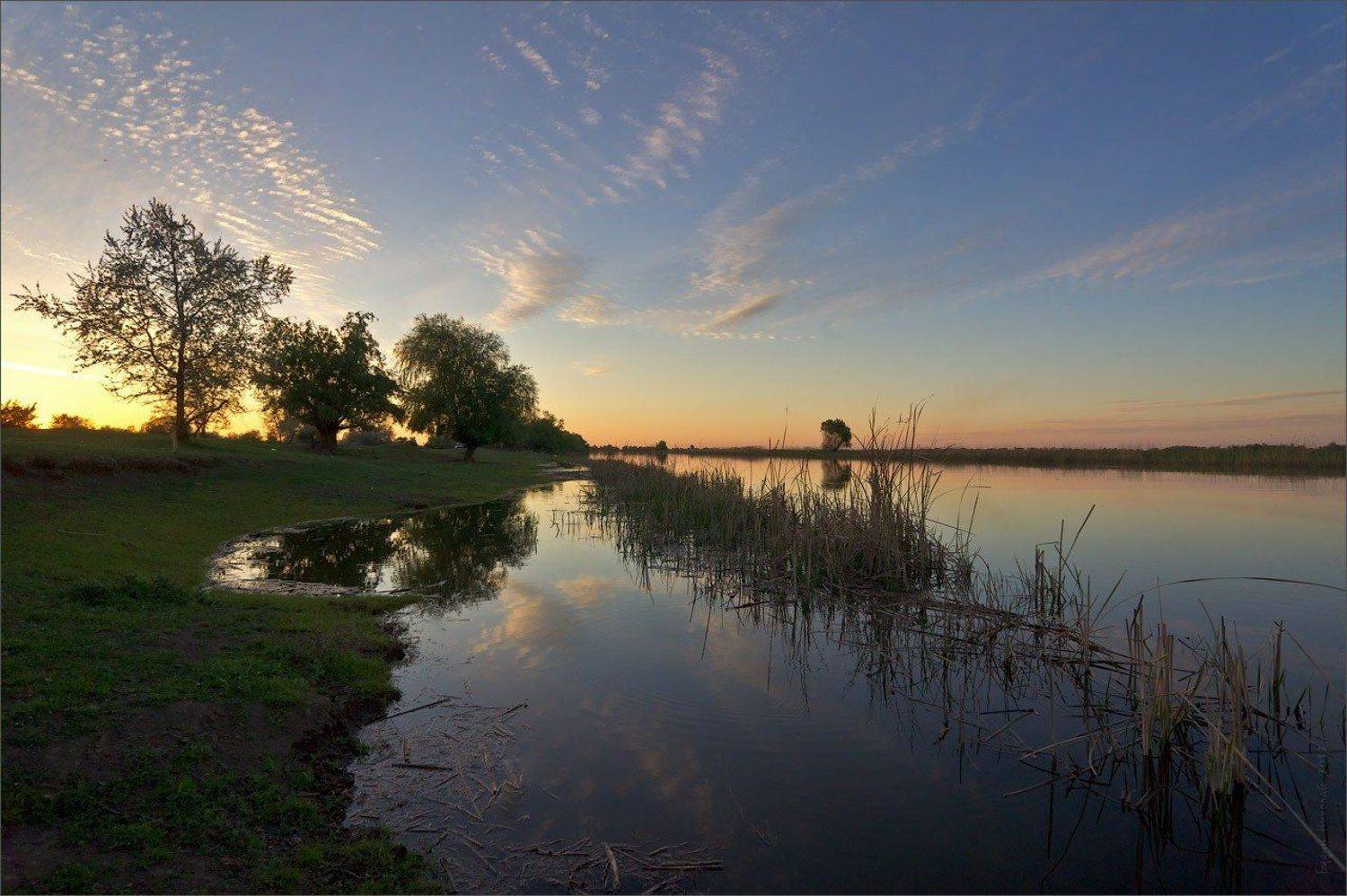 вода, небо, облака, пейзаж, природа, тишина,, Будин Николай