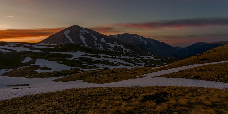 горы, кавказ, лаго-наки ,закат, нагой-чук ВЕСЕННИЙ НАГОЙ-ЧУК фото превью