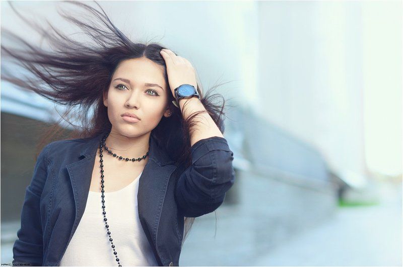 девушка, ветер, весна *** фото превью