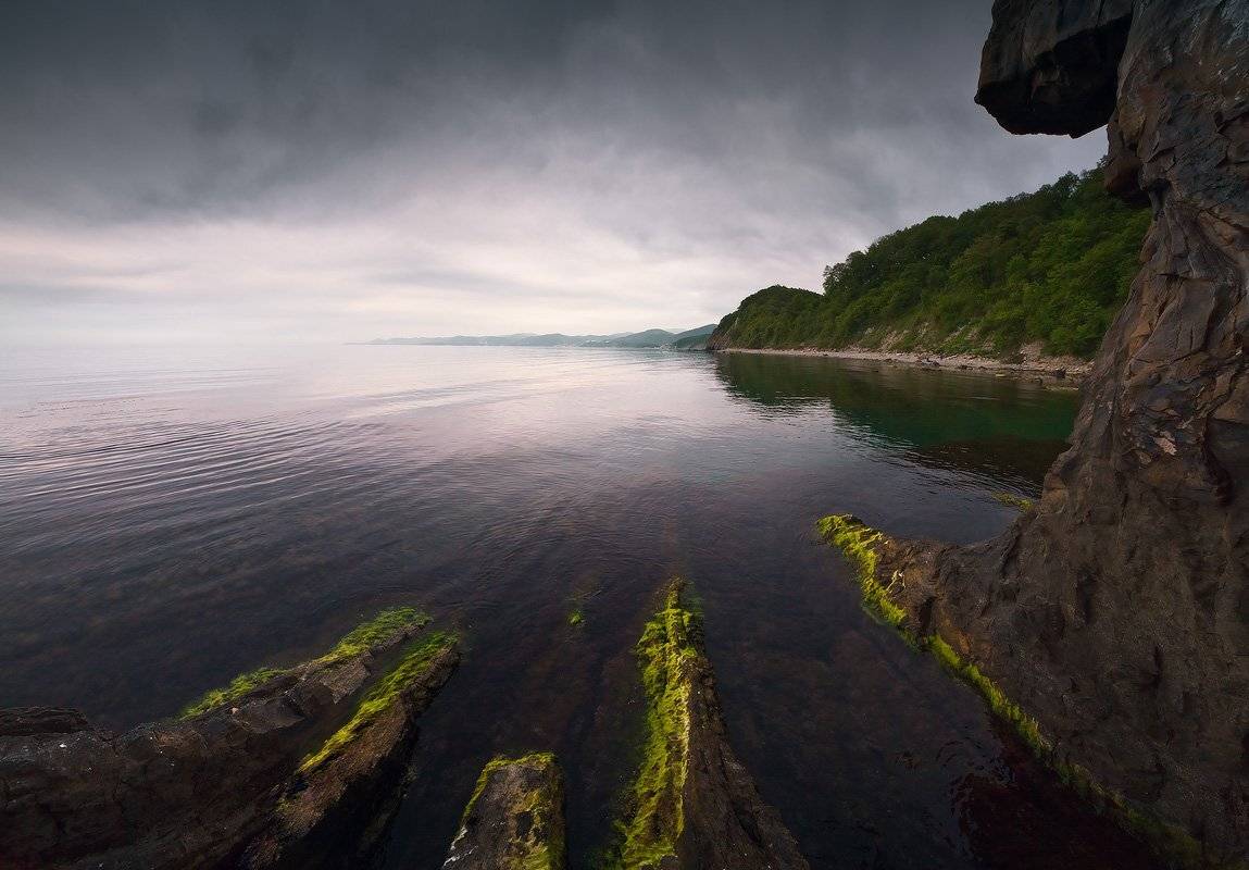 черное, море, кисилева, весная, туапсе, штиль, безмолвие, Николай Мысливцев