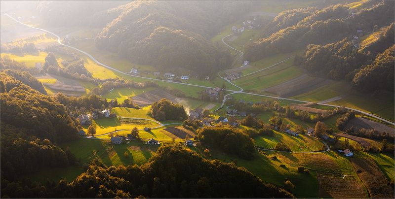 Словения Вечереет фото превью