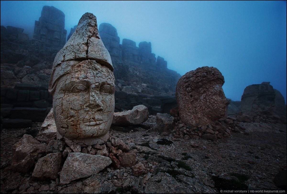 восточная турция, немрут даг, каменные головы, Михаил