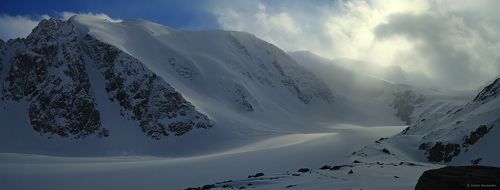Вечер на леднике