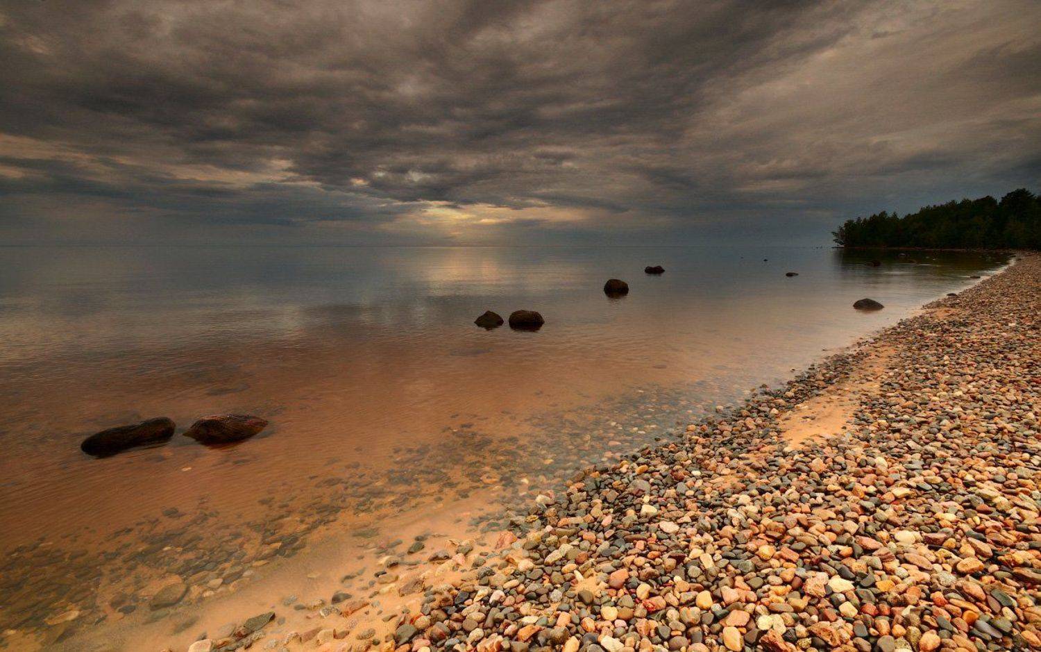 онега, осень, озеро, Roman Goryachiy