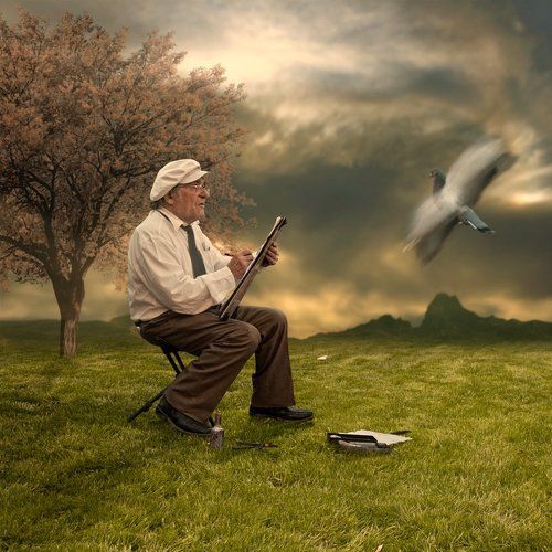 Behind each artist is hidding a simple man