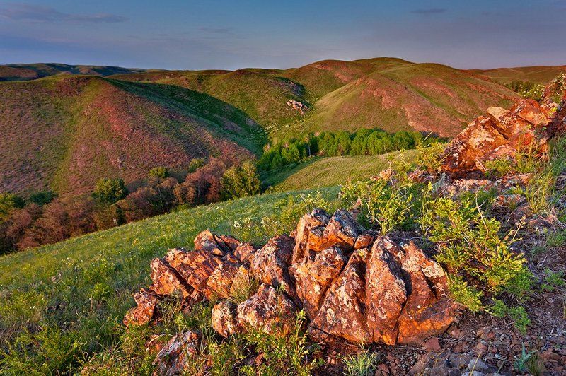 ural, stone, mountains, sunset Камешки фото превью