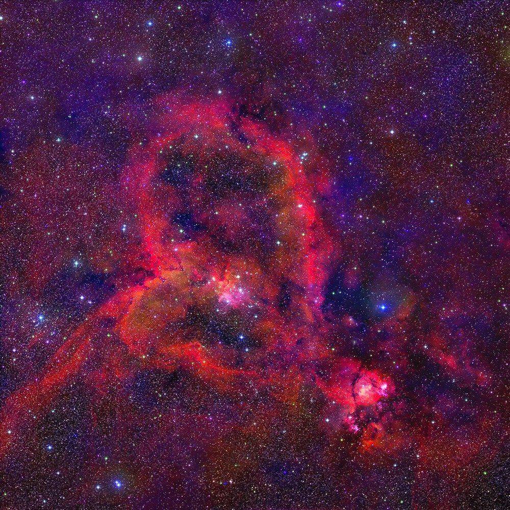 heart, nebula, sky, universe, Астрономия, Звёзды, Ночь, Сердце, Туманность, Konstantin Mironov