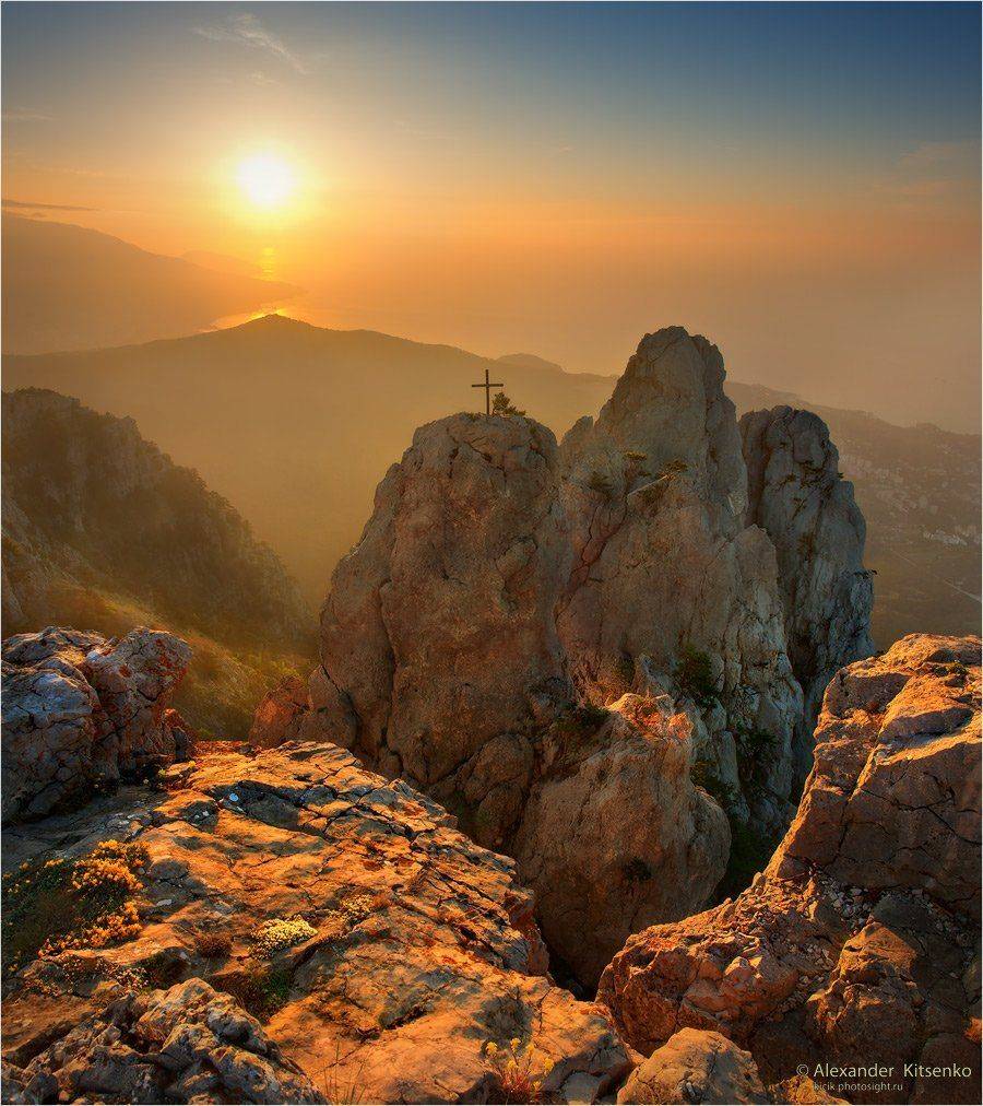 утро, расвет, горы, крым, ай-петри, зубцы, Александр Киценко