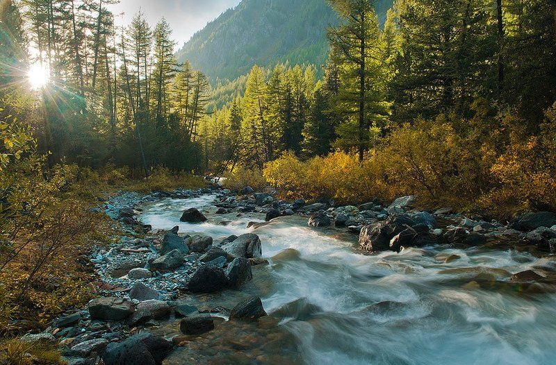 алтай, пейзаж, саяны, ергаки, закат, рассвет, горы Пейзаж Алтая и Западного Саяна фото превью
