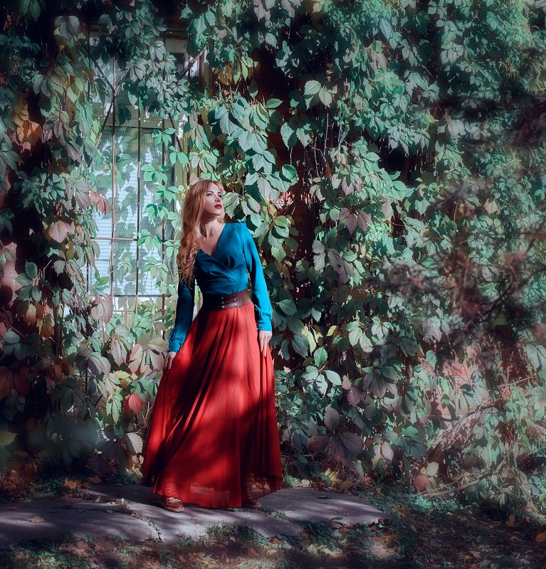 портрет, сказка, девушка, красота, осень,  Лали фото превью